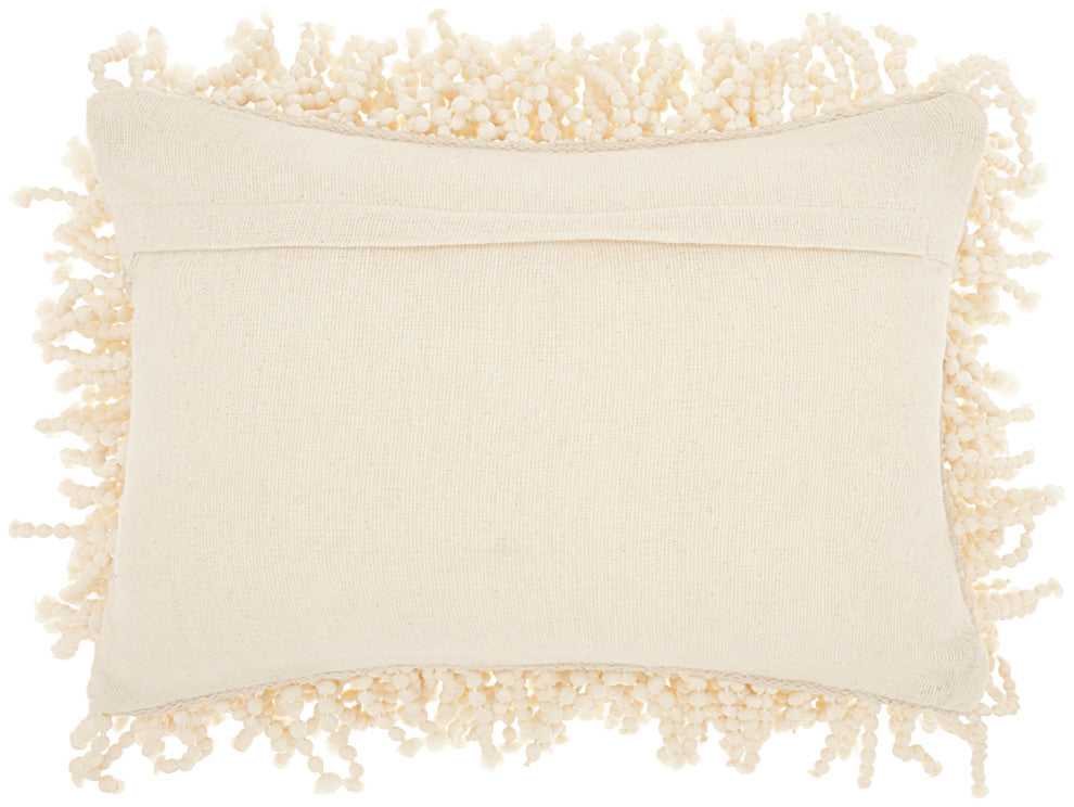 Mina Victory DC105 Throw Pillow, Ivory, 14" x 20"
