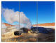 Geyser Sol De Manana Bolivia, Landscape Triptych Canvas Art, 36x28, 3 Panels