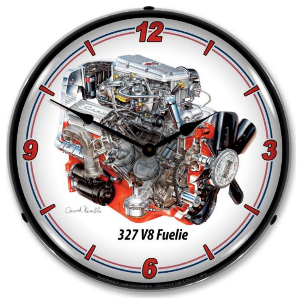 DK1603637 327 v8 Fuel Injection Clock