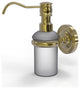 Prestige Regal Wall Mounted Soap Dispenser, Unlacquered Brass