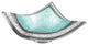 Classic 6.5" Pagoda Bowl, Aqua