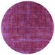 Ahgly Company Indoor Round Mid-Century Modern Area Rugs, 5' Round