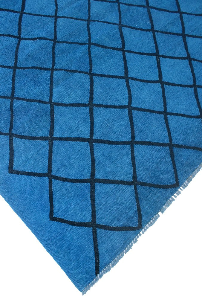 Elan Overdyed Kilim Ariana Blue Rug