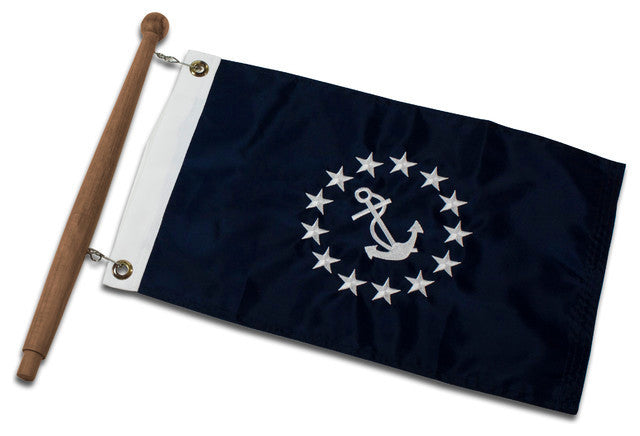 Teak Flag Pole, 1" X 30"