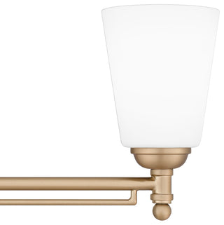 Quoizel ESR8632 Esther 4 Light 32"W Vanity Light - Bronze Gold