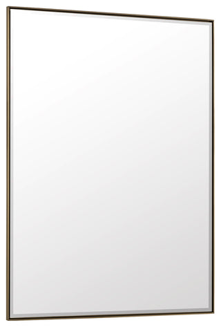 Rohe 30" Mirror, Champagne Brass