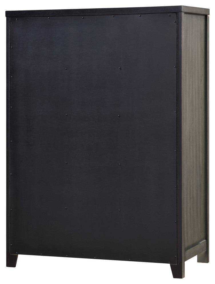 Kieran 5-drawer Bedroom Chest Grey