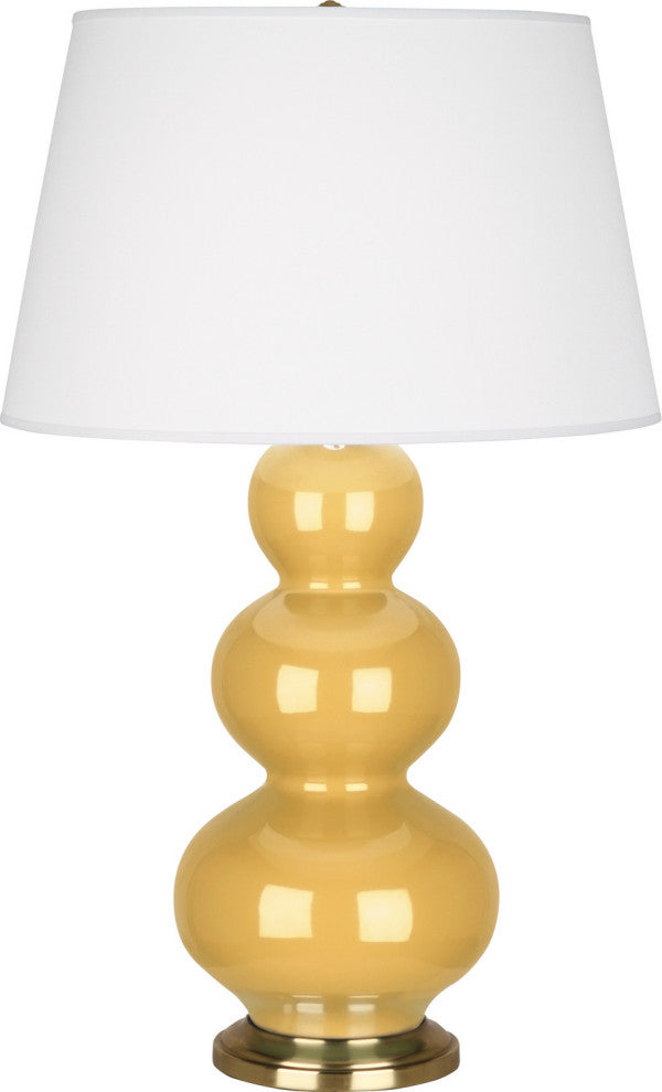 Robert Abbey RA-SU40X 1-Light Table Lamp, Triple Gourd