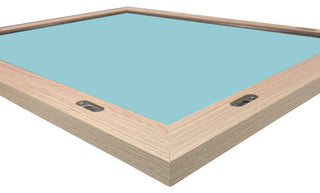 24" Rectangle Framed Mirror in Neutral Finish