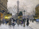 Tile Mural Paris. Bastille By Eugene Galien-Laloue, 6"x8", Matte