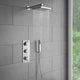 Alurae Shower Set, 12"