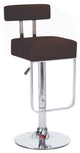 Modern Home Blok Contemporary Adjustable Height Bar/Counter Stool - Chrome Base