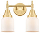 Innovations 447-2W-SG-G51 2-Light Bath Vanity Light, Satin Gold
