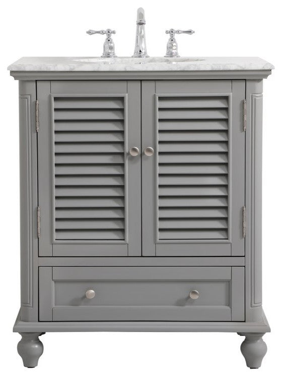 Elegant Decor Rhodes Bathroom Vanity Grey