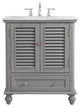 Elegant Decor Rhodes Bathroom Vanity Grey