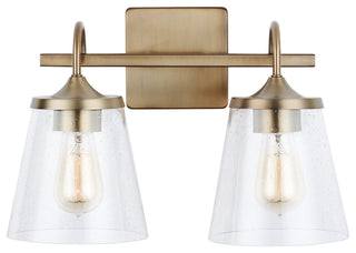 Capital Lighting 139122-496 2 Light 15-1/4"W Bathroom Vanity - Aged Brass