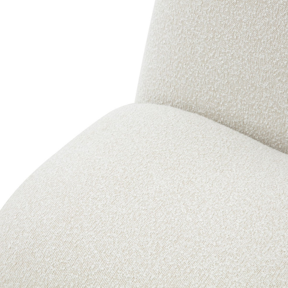 Safavieh Couture Stevie Boucle Accent Chair, Ivory