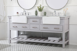 Home Living 22" Farmhouse Grey-Light Bathroom Vanity