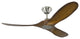 Maverick 52" Ceiling Fan Brushed Steel
