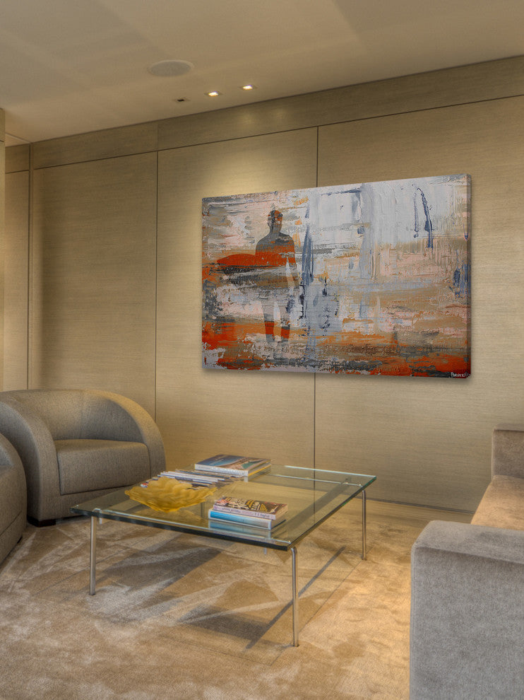 "Done for the Day" Painting Print on Wrapped Canvas, 36"x24"