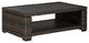 Grasson Lane Brown Rectangular Cocktail Table
