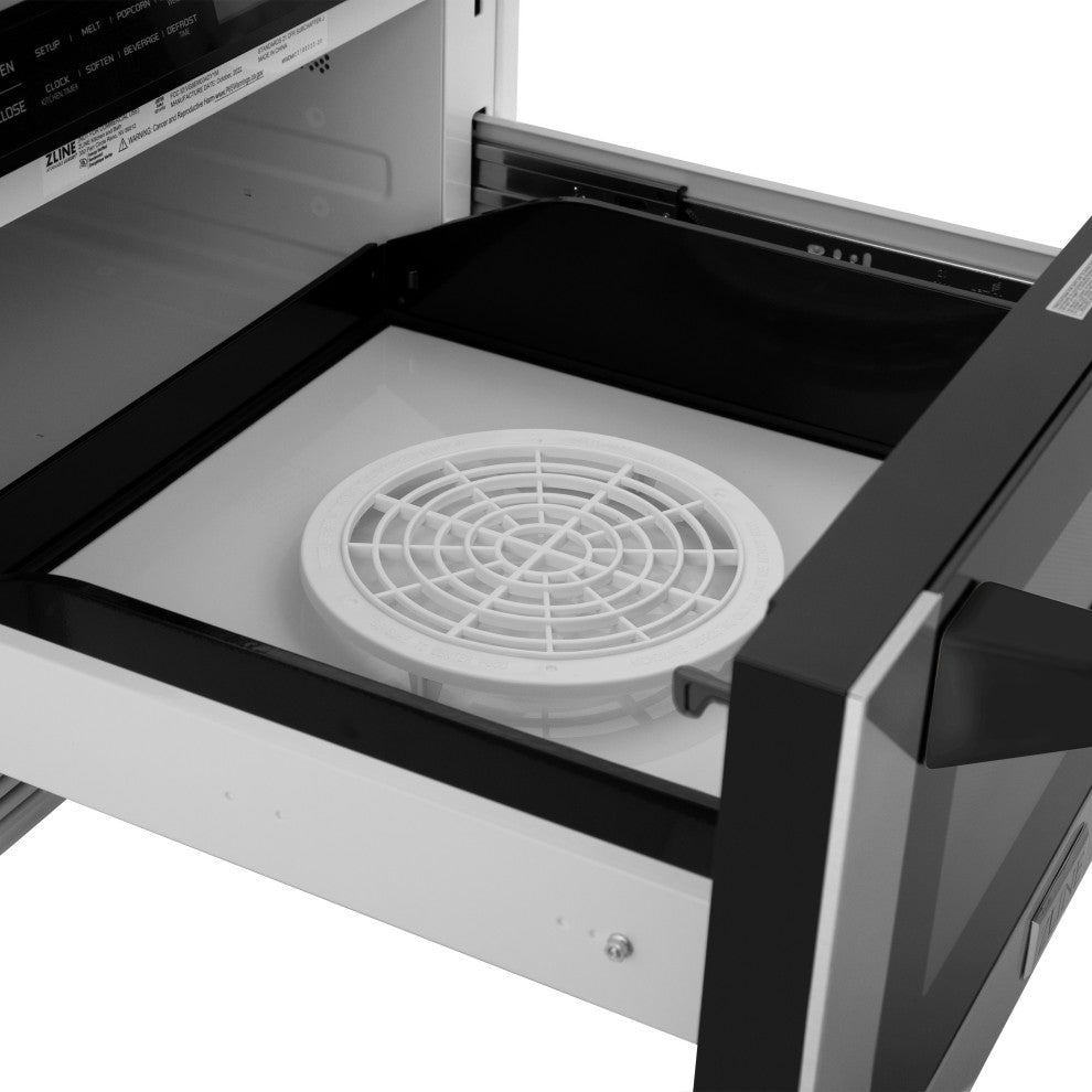 ZLINE Microwave Drawer s, Stainless and Matte Black MWDZ-1-H-30-MB