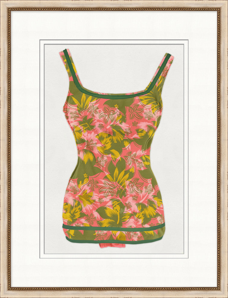 Vintage Swim 2, Giclee Reproduction Artwork
