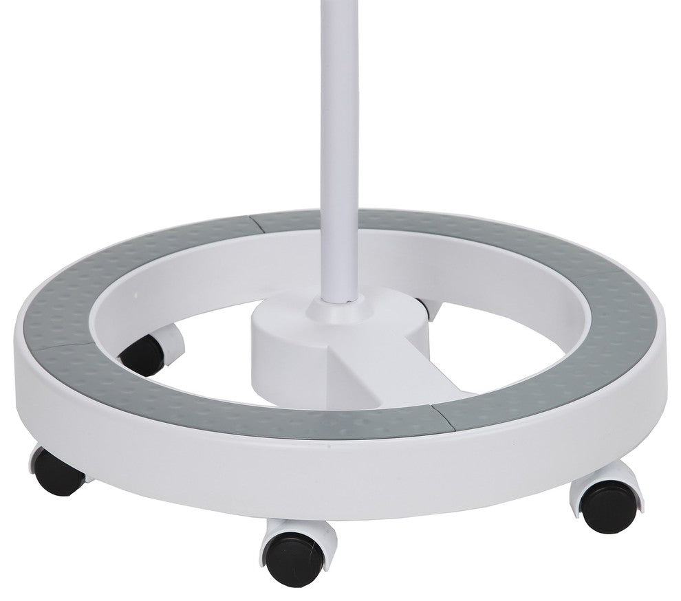 Brightech LightView Pro 6 Wheel Rolling Base Floor Lamp With XL Magnifier