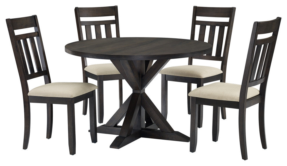 Hayden 5-Piece Round Dining Set