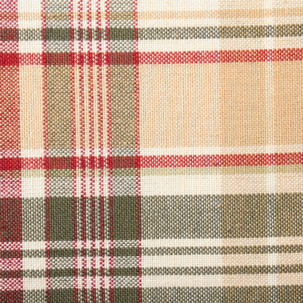 DII Give Thanks Plaid Tablecloth 70 Round
