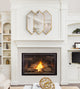 Diaz Framed Wall Mirror, Gold 28x27