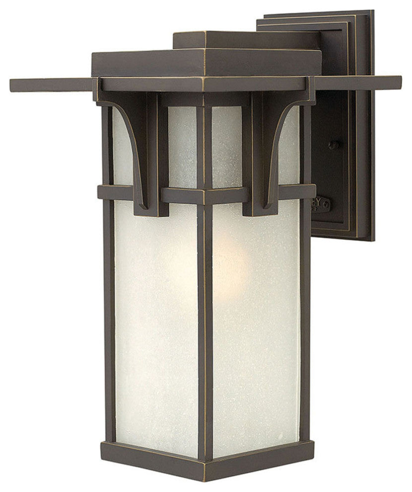 Manhattan Medium Outdoor Wall Sconce, Oil Rubbed Bronze