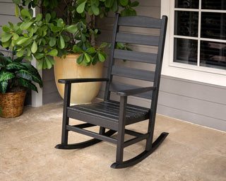Polywood Shaker Porch Rocking Chair, Sand