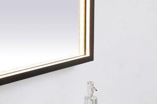 Modern Black Led Mirror