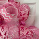 Breast Cancer Awareness Pink Butterfly Wreath Handmade Deco Mesh