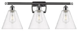 Innovations 516-3W-PC-GBC-82 3 Light Bath Vanity Light, Polished Chrome