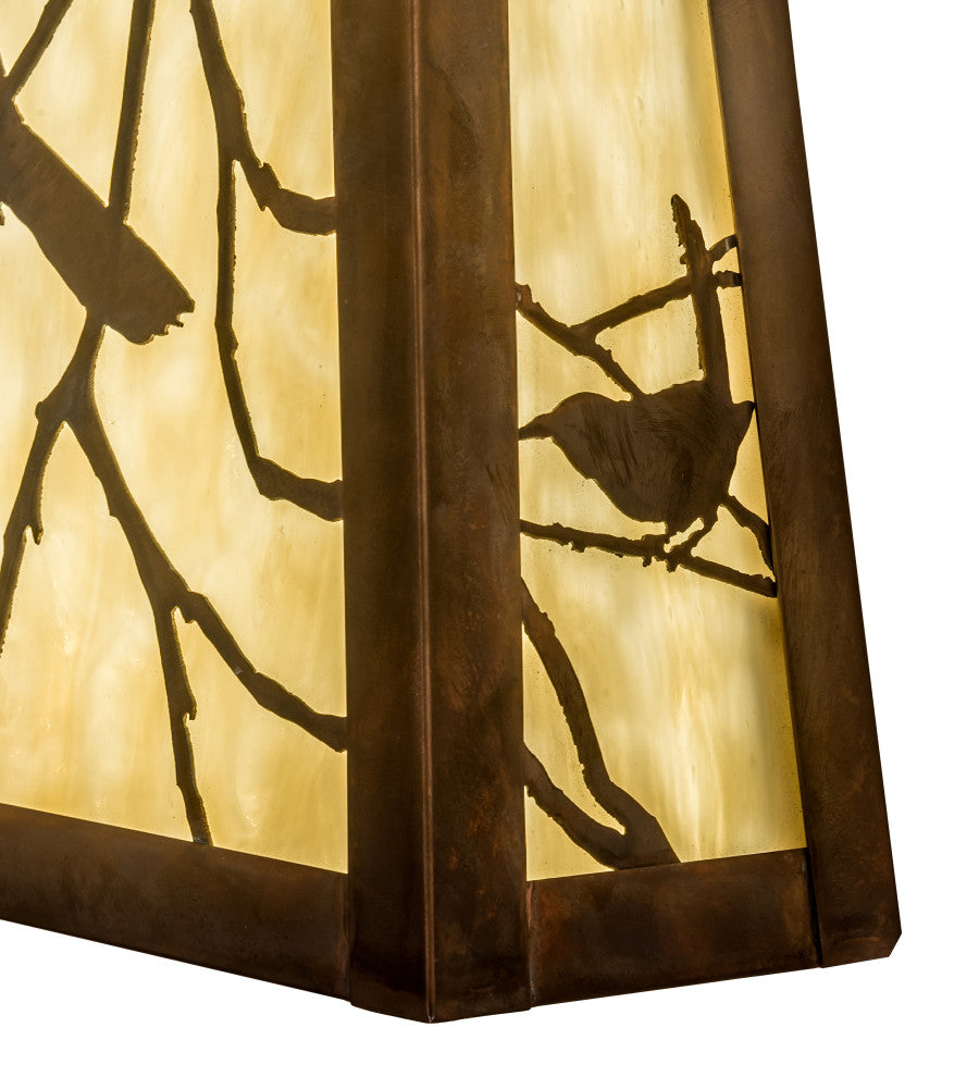 12 Wide Stillwater Song Bird Wall Sconce