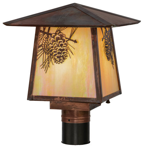 11.5Sq Stillwater Winter Pine Post Mount