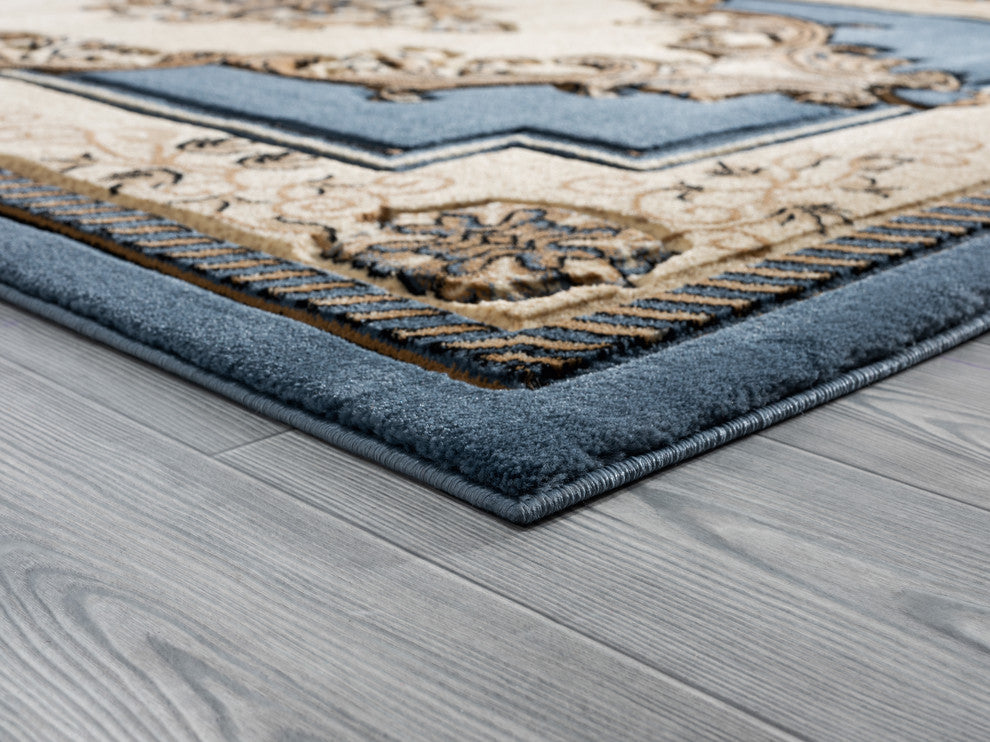 United Weavers Bristol Fallon Blue Area Rug 5'3x7'6