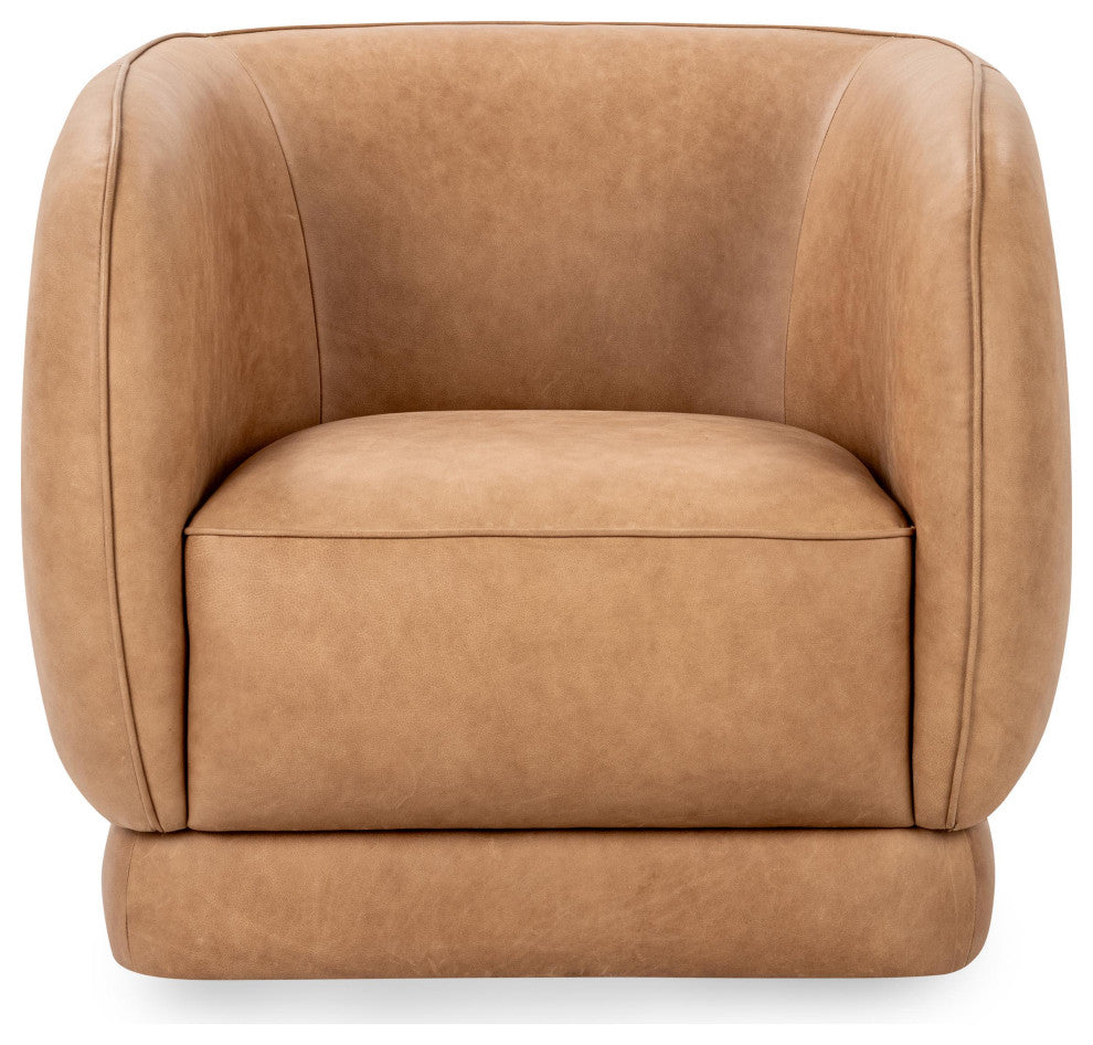 Rinner Leather Accent Chair