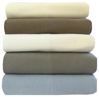 Heavyweight Deep Pocket Flannel Sheet Set, Taupe, King