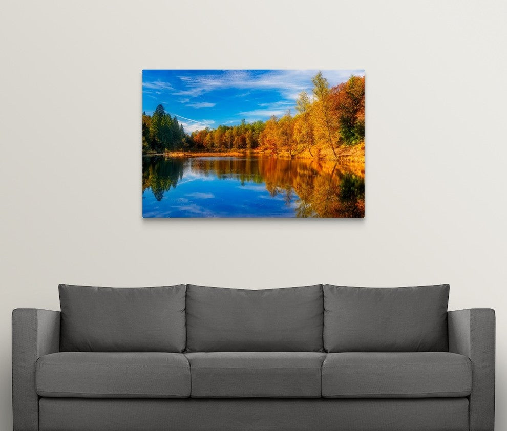 "Ode To Autumn" Wrapped Canvas Art Print, 48"x32"x1.5"