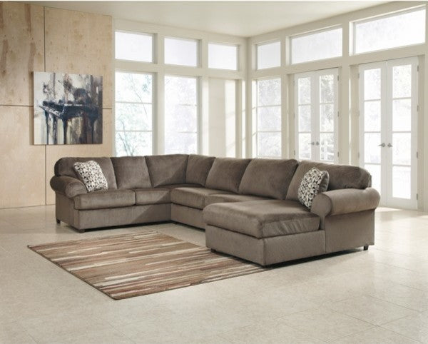 Signature Design by Ashley Jessa Place Sectional in Dune Fabric