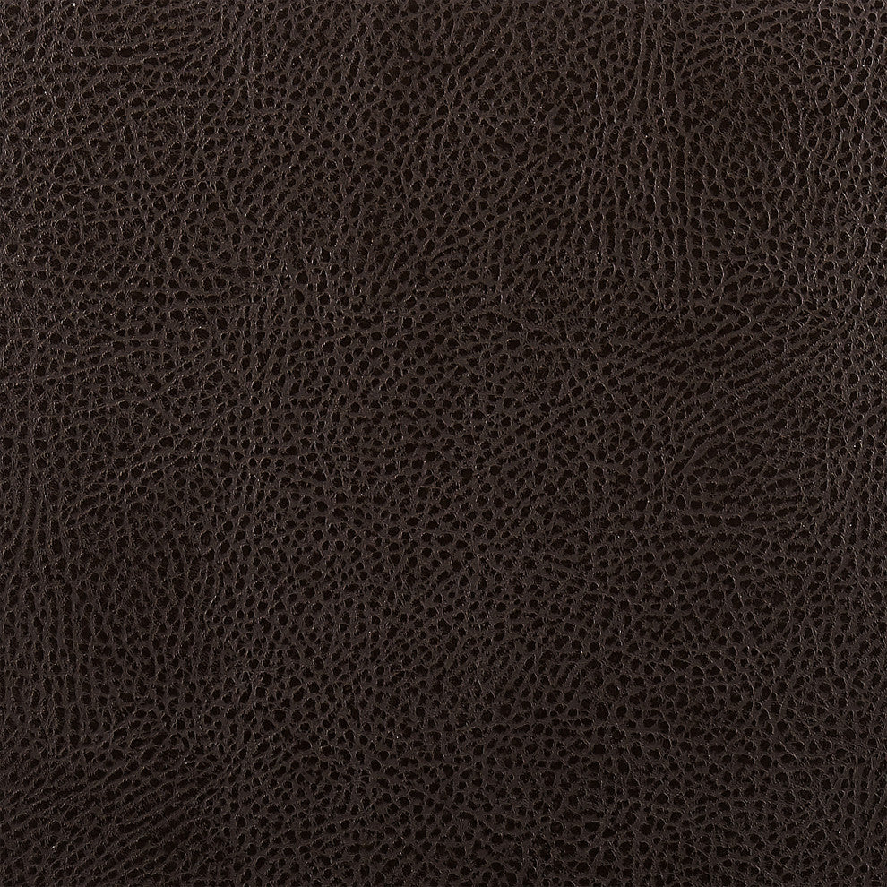 Valerie Swivel Brown Faux Leather and Java Brown Metal Bar Stool, Brown/Java Brown, Bar Height