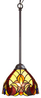 CHLOE Lighting CH38632AV08-DP1 ADIA Victorian Bronze 1 Light Mini Pendant