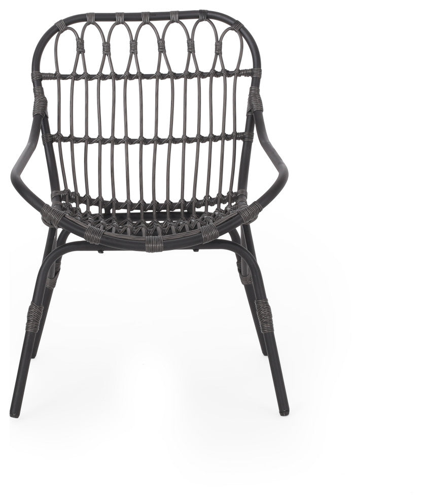 Barrister Outdoor Wicker 3-Piece Chat Set
