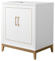 Marlena 30" Single Vanity, No Top, No Sink, Bronze Trim