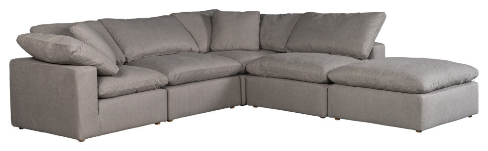 Terra Condo Dream Modular Sectional Livesmart Fabric Light Grey