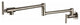 Wasser™ Solid Brass Pot Filler Wall Mounted Kitchen Faucet, Brushed Nickel