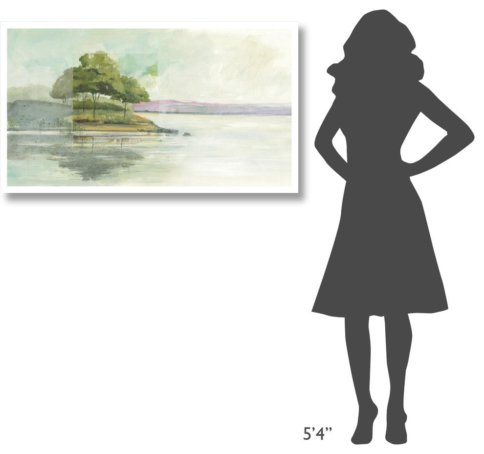 "Lake Front I" Digital Paper Print by Avery Tillmon, 46"x27"